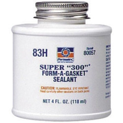 ITW PERMATEX INC PTX80057 Super 300 Form A Gasket Sealant, 4 Ounce Bottle, Case of 12 Bottles