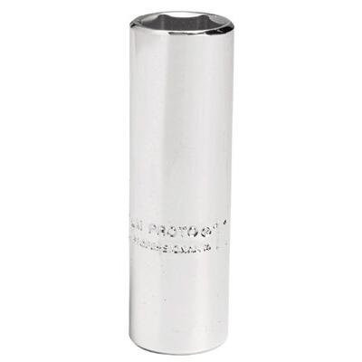 Proto PRO4706LM Chrome Socket, 1/4" Drive, 6mm, 6 Point, Deep Proto INDUSTRIAL