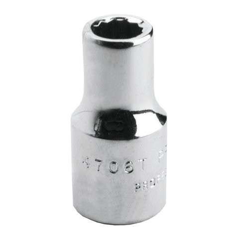Proto PRO4716T Proto J 1/4-Inch Drive Socket, 1/2-Inch, 12 Point