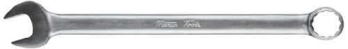 Martin Sprocket & Gear MRT1150MM Martin Forged Alloy Steel 50mm Opening Offset 15 Degree Angle Long Pattern Combination Wrench, 12 Points, 654.1mm Overall Length, Chrome Finish