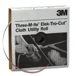 3M MMM5004 (0) Utility Cloth Roll 211K, 1 in x 50 yd 240 J-weight, 5 per case [You are purchasing the Min order quantity which is 1 ROLL]