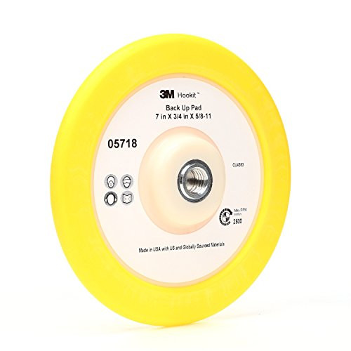 3M MMM5718 7 in. Perfect-It Back-Up Pad for use with Superbuff Adapter, 0