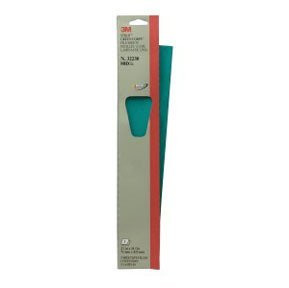 3M(TM) Stikit(TM) Green Corps(TM) Sheet, 32230, 2 3/4 in x 16 1/2 in, 80D, 5 sheets per pack 3M MMM32230