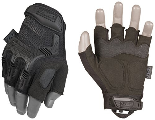 MECHNX MECMFL-55-011 MECHNX - M-Pact Fingerless Covert Tactical Gloves (X-Large, Black)