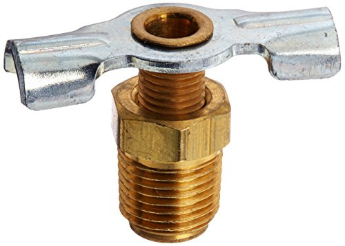 Milton Industries MILS614-2 Milton S-614-2 1/8" Compressor Tank Drain Cock - Pack of 2