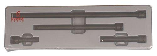 Sunex SUN3500 3500 3/8-Inch Drive Impact Extension Set, 4-Piece