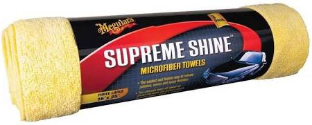 Meguiars MEGX2020Meguiars Supreme Shine Microfiber Cloths (Pack of 3)
