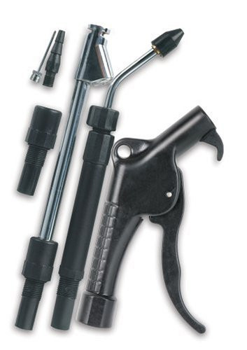Legacy Manufacturing LEGAGKIT Legacy 6 Piece Blow Gun Set, Car/Truck Tire Inflator, 360 degree Adjustable Length Telescoping Extension, Needled Sports Inflators -