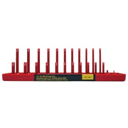 1/4" Drive SAE Socket Holder, Red K Tool International KTI72471 KTI72471