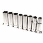 K Tool International KTI23200 SOCKET SET 1/2IN. DRIVE 8 PC SAE DEEP