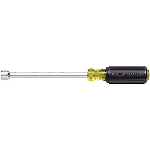 Klein Tools KLE646-7/16M 7/16-Inch Magnetic Tip Hollow-Shank Nut Driver with 6-Inch Shank