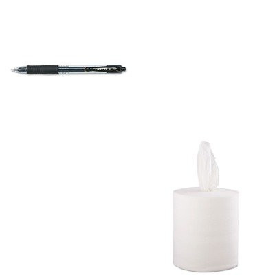 Kimberly Clark KIM05820 KITSJMT400TBK - Value Kit - WYPALL L30 Centerpull Roll () and San Jamar Classic Center Pull Towel Dispenser (SJMT400TBK)