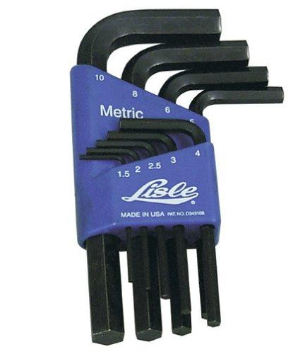 Lisle LIS42650 HEX KEY SET 9 PC METRIC LONG 1.5-10MM