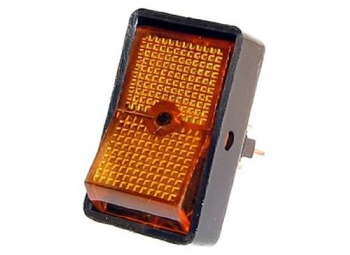 The Best Connection JTT2907F JT & T Products () - 16 AMP @ 12 Volt - S.P.S.T., Illuminated On/Off Jumbo Rocker Switch, Amber