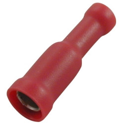 The Best Connection JTT2124H 7 Piece 22-18 .157 Red Vinyl FM Receptacle