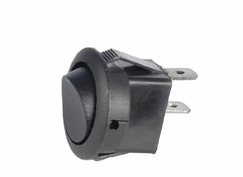 The Best Connection JTT2700J JT & T Products () - 10 AMP @ 12 Volt, Non-Illuminated On/Off Round Rocker Switch, Black