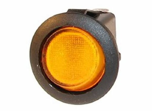 The Best Connection JTT2700-2J JT & T Products () - 10 AMP @ 12 Volt, Illuminated On/Off Round Rocker Switch, Red