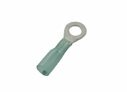 The Best Connection JTT2309H JT & T Products () - 16-14 AWG 1/4" Stud, Heat Shrink Insulated, Crimp Seal Ring Terminals, Blue, 3 Pcs.
