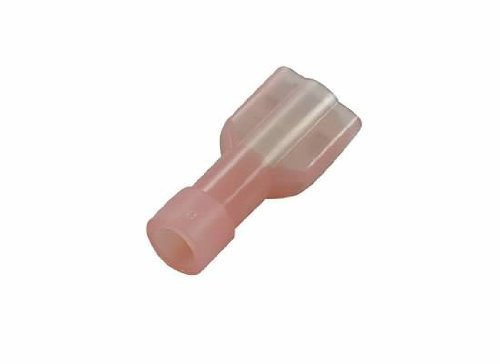 The Best Connection JTT2114C JT & T Products () - 22-18 AWG .250 Tab, Fully Insulated Nylon Female Disconnect Terminals, Red, 100 Pcs.