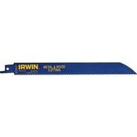 Vise Grip HAN372810P5 IRWIN Tools Reciprocating Saw Blade, Wood- and Metal-Cutting, 8-Inch 10 TPI, 5 Pack ()