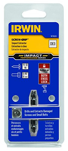 Vise Grip HAN1876223 IRWIN Impact Performance Series Grip Double-Ended Screw Extractor Insert Bit, De-3