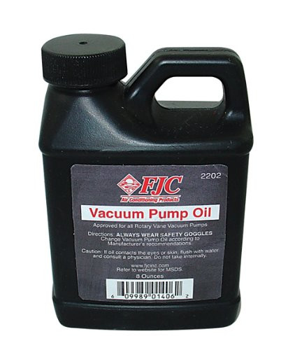 FJC FJC2202 Vaccum Pump Oil - 8 Oz. Bottle