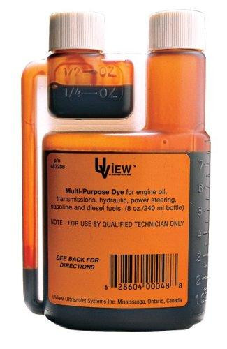 UVIEW UVU483208 Multi-Purpose Dye - 8 Oz. Bottle
