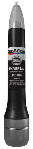 SHERWIN WILLIAMS DUPASF0100 Dupli-Color Universal Black Exact-Match Scratch Fix All-in-1 Touch-Up Paint