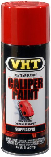 SHERWIN WILLIAMS DUPSP731 Duplicolor High Temp Brake Caliper Drum Paint, VHT Real Red, Pt# , sp 731