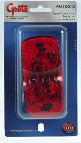 GROTE PERLUX 467925 DURAMLD CLR&MKR LAMP RED