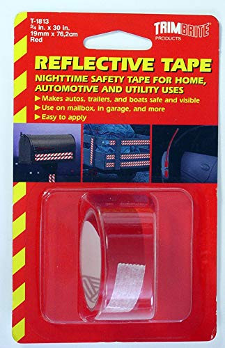 TRIMBRITE T1813 REFLECTIVE TAPE3/4X24 RED