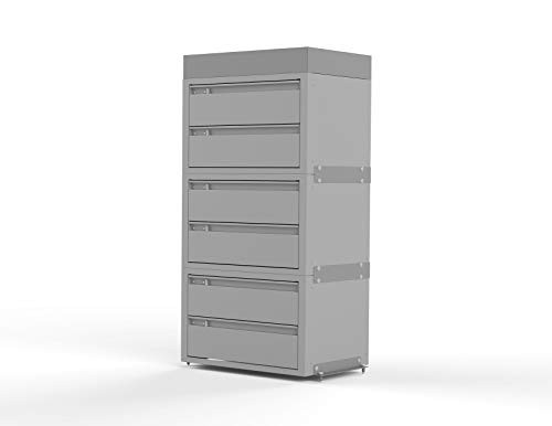 KARGOMASTER 40150 DRAWER CABINET 3 H STACK KIT WITH F