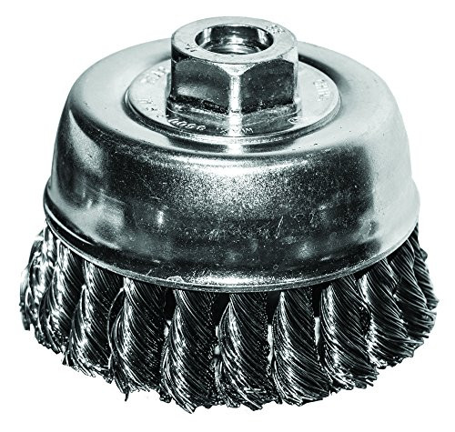 Century Drill & Tool CY76046 Knotted Angle Grinder Wire Cup Brush, 4"