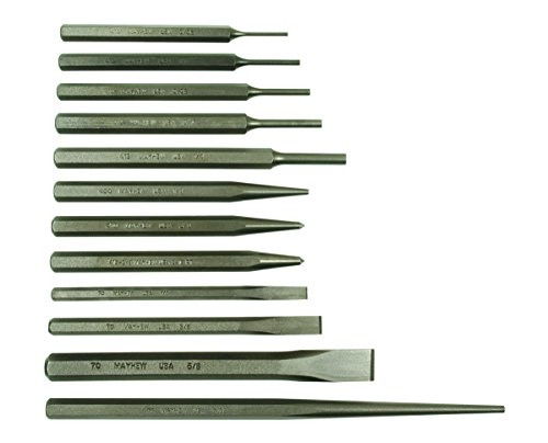 Mayhew MAY61040 Select Punch and Chisel Set, 12-Piece