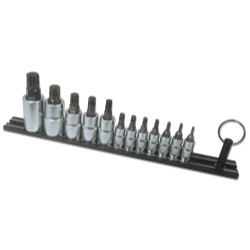 12 Piece Torx Plus Driver Set on Black Magrail VIM Tools VIMTMS-TXIP6 VIMTMS-TXIP6