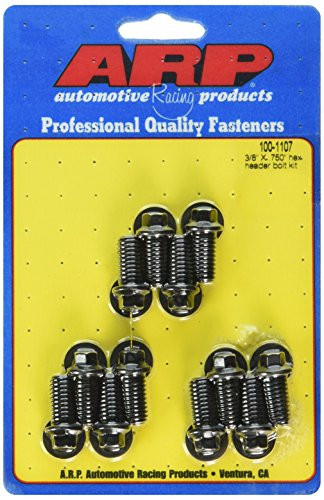 ARP 1001107 Black Oxide 12-Point Header Bolts - Set of 12