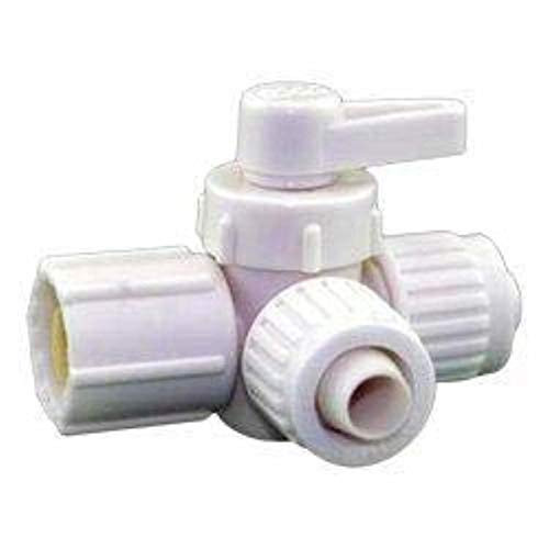 ELKHART SUPPLY CORP 06913 Elkhart Supp 3-W Shut Off Valve 1/2Fm 1/2 Flair