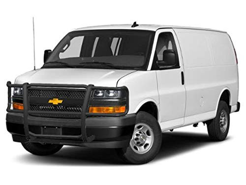 BLACK HORSE 17GV02MA - Black Modular Grille Guard Compatible with 2003-2020 Chevrolet Express Passenger and Commercial Van
