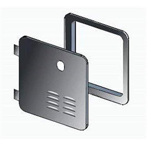 GIRARD PROD 2GWHDAS10B Girard Door/Flange Assembly Conversion - Atwood/Suburban 10-Gallon, Black