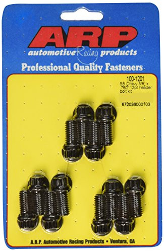 ARP 1001201 Black Oxide 12-Point Header Bolts - Set of 12