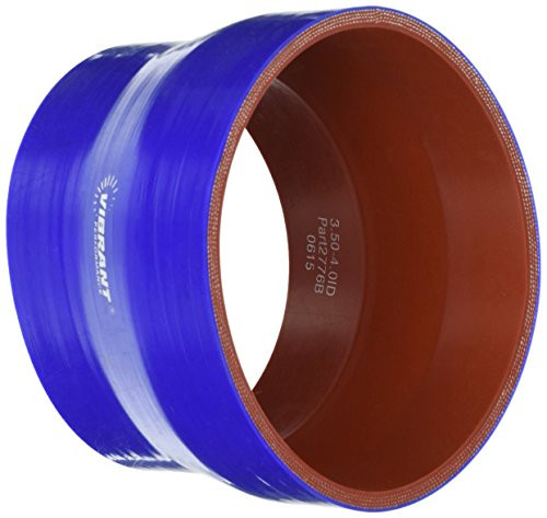 VIBRANT 2776B 4 Ply Reinforced Silicone Sleeve Connector44 Blue