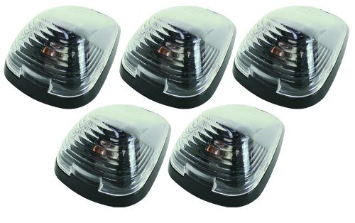 PACER PERF 20236C ormance Hi-Five Clear Ford Style Cab Roof LED Light Kit, (Pack of 5)
