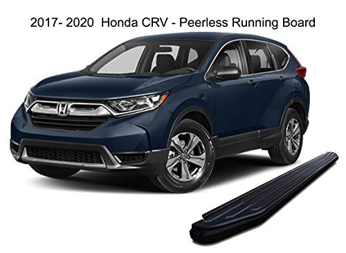 BLACK HORSE PRHOCRBK17 Peerless Running Boards Compatible with 2017 to 2021 Honda CRV Black Aluminum Nerf Bars Side Steps Low Door Off Road SUV Pick up cab