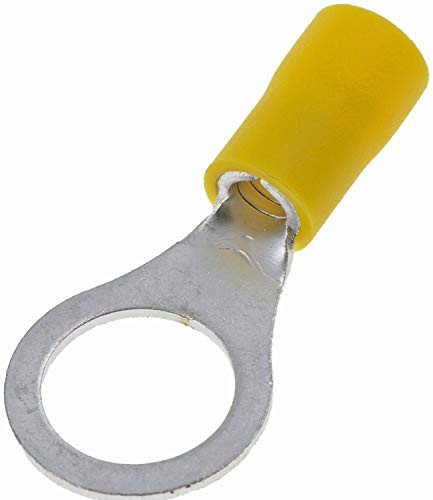Dorman 85413 12-10 Gauge Ring Terminal, 3/8 In., Yellow - #