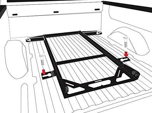 BEDSLIDE SAF1502015 Ford F150 Factory Mount Install Kit | BSA-F150-2015 | Easy Installation Mounting Brackets | 2015 - 2016 F150 5.5' and 6.5' beds | COMPATIBLE with S and CLASSIC | No Drilling Required