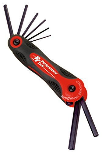Wilmar W80282 Performance Tool SAE 8-Piece Folding Hex Key Set