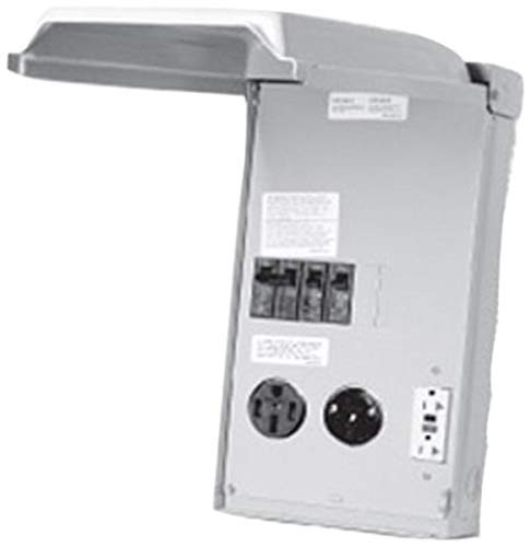 PARALLAX PWR U075CTL010 Midwest 100-Amp Outlet Box with GFCI