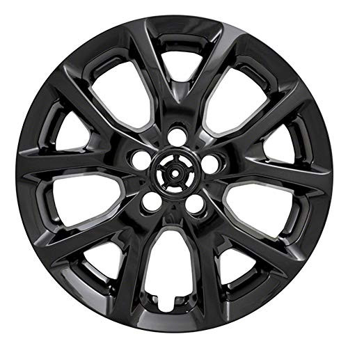 COAST2COAST IMP382BLK 2014-2018 Jeep Cherokee Impostor Whl Skins 14-18 Cherokee 17In W9130 10 Vent Set Of 4 Gloss Black Partslink IWC