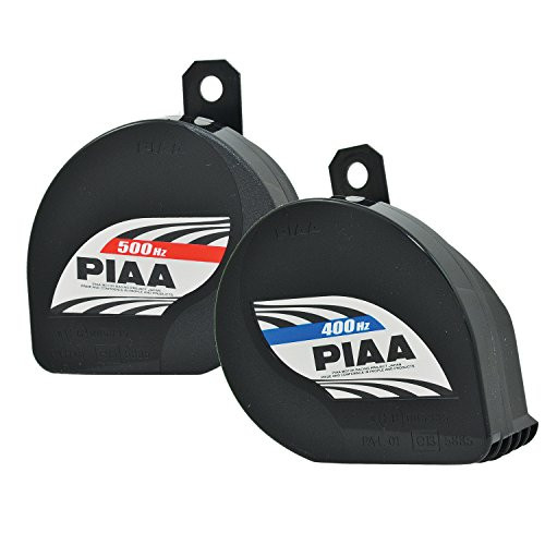 VALEO 85114 Piaa Slim Line 400Hz + 500Hz 112db Sports Horn Kit , Black