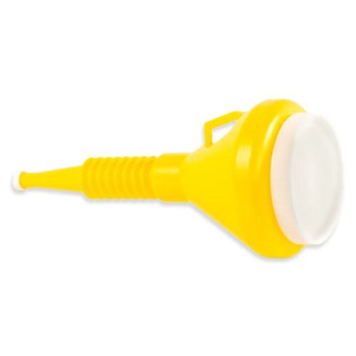 WIRTHCO 32135 Funnel King Yellow Double Capped Funnel - 1-1/2 Quart Capacity